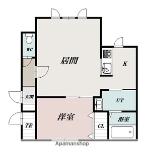 ボックスR【1階】の間取り