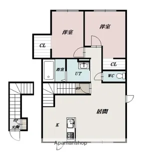PUMPKIN TOKUDA A【2階】の間取り