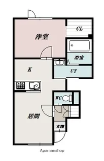 PUMPKIN TOKUDA B【1階】の間取り