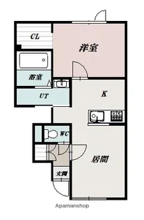 PUMPKIN TOKUDA B【1階】の間取り