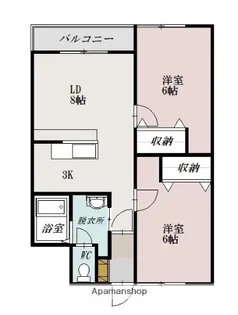壱番館A【1階】の間取り