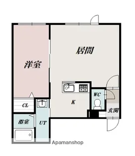 CIGAL TAKASAGO【202号室】の間取り