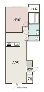 1LDKの間取り画像