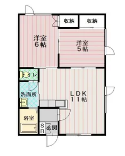 アルバータ95【1階】の間取り