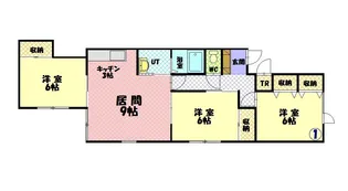 谷口ハイツB【201号室】の間取り