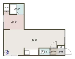 SANTA CURZ【103号室】の間取り