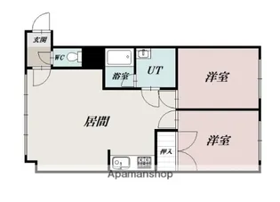パレスC【4階】の間取り
