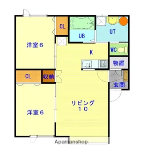 ALTO26【101号室】の間取り