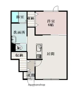 IL SOLE BIEI HANAZONO【1階】の間取り