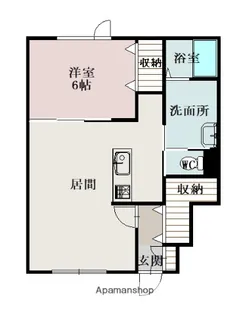 IL SOLE BIEI HANAZONO【1階】の間取り