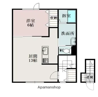 IL SOLE BIEI HANAZONO【2階】の間取り