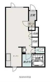 PLEASANTⅣ【1A号室】の間取り