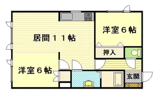 ブルータウン【2階】の間取り