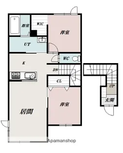 MONOQLOⅠ【2階】の間取り