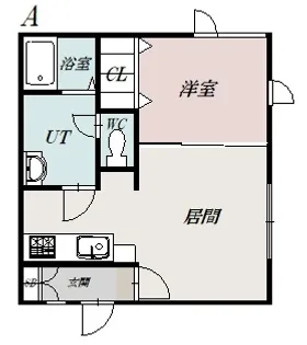 ファイブウエスト【1階】の間取り