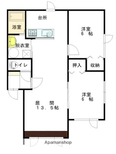 フォーシーズンズ【202号室】の間取り