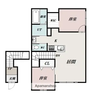 JEJE【2階】の間取り