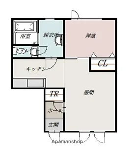 SKY CITY【102号室】の間取り