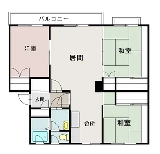 春光ユニバーサルマンション【2階】の間取り