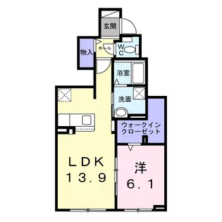 ソナーレⅡ【1階】の間取り