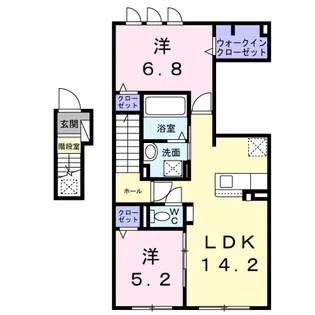 ソナーレⅡ【2階】の間取り