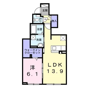 ソナーレⅡ【1階】の間取り