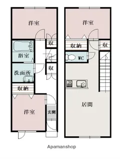 Nejge Fort (ネージュ・フォレ)【C号室】の間取り