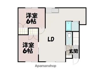 ピースフルハイツ【101号室】の間取り