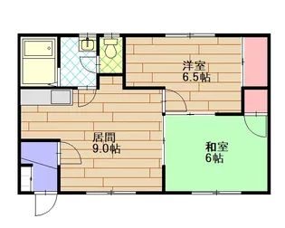 コーポリューエイ【B号室】の間取り