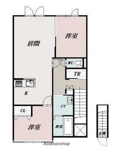 PURE MARINEⅨ【202号室】の間取り