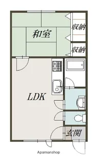 コーポロジュマンA【201号室】の間取り