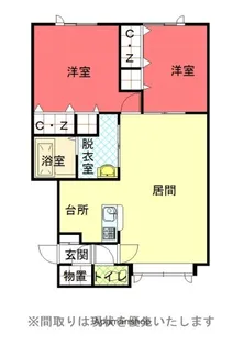 アシルA【2階】の間取り
