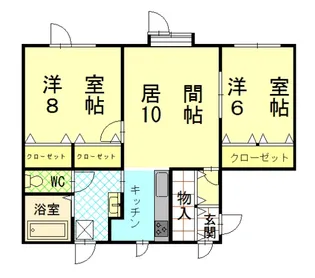 Petit PreairieⅡ【2階】の間取り