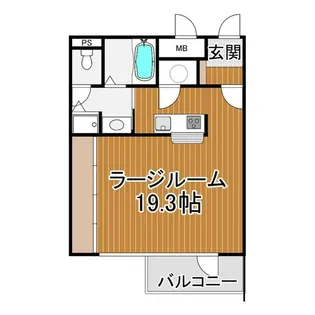 サーム千歳ドミニオWING3.【4階】の間取り