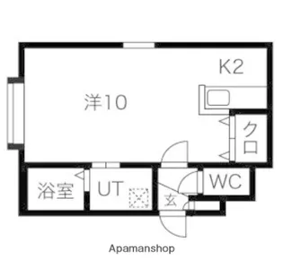 デリーロ・ジェンテ【1階】の間取り