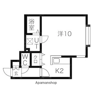 デリーロ・ジェンテ【2階】の間取り