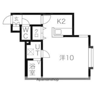 デリーロ・ジェンテ【2階】の間取り