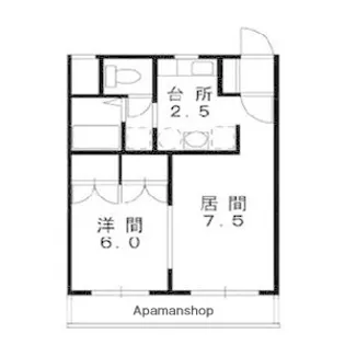 シャルムアクアマリーン【303号室】の間取り