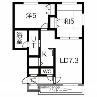 レーラ101【B-16号室】の間取り