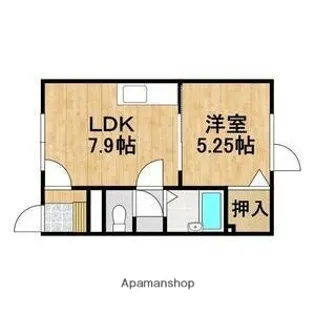レジデンス東郊【201.号室】の間取り