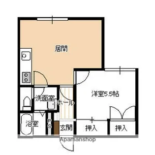ラ・セゾン【C号室】の間取り