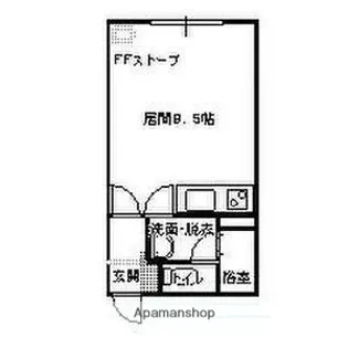 ラ・セゾン【E号室】の間取り