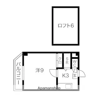 アーバンポイント千歳【607.号室】の間取り