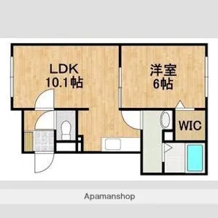 フォレストフォートⅠ【2階】の間取り