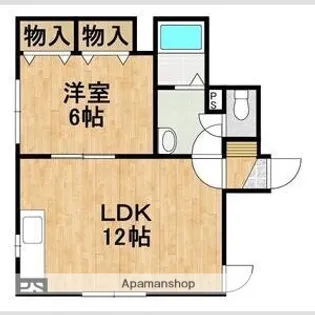 CSAマンション【A-2号室】の間取り