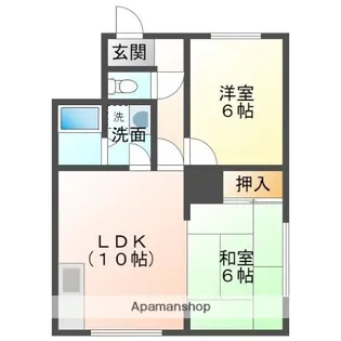 Uレジデンス北広島【101号室】の間取り