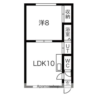 コーポ嶋【201.号室】の間取り