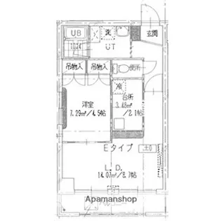 エンブレム2003【307号室】の間取り