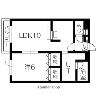 フローレンス【3階】の間取り