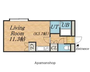 北海道札幌市白石区南郷通17丁目南【マンション】の間取り